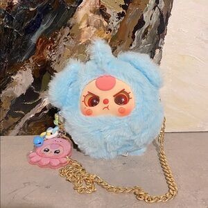 Baby Three Special Eyes Take Me Out Elephant Headphones Zipper Bag